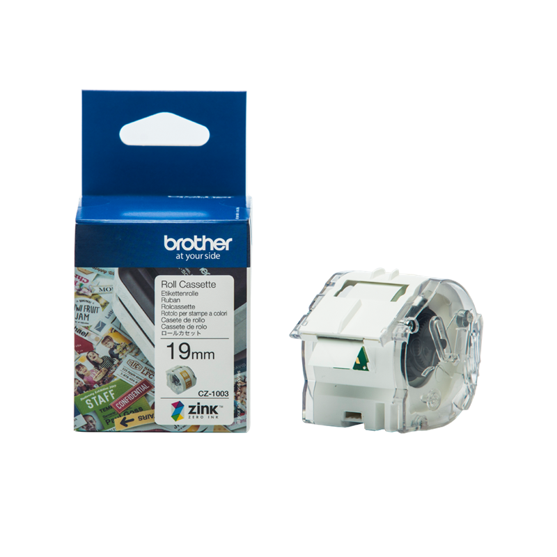 brother-cz-1003-farbetikettenrolle-19mm-x-5m-weiss