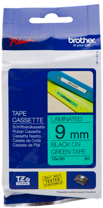 brother-tze-721-schriftband-schwarz-auf-gruen