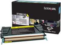 lexmark-x748h1yg-gelb-toner