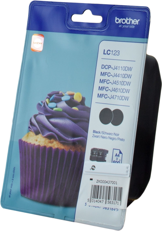 Brother LC-123 schwarz Twin Multipack