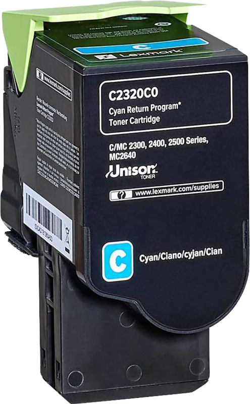 lexmark-c2320c0-cyan-toner
