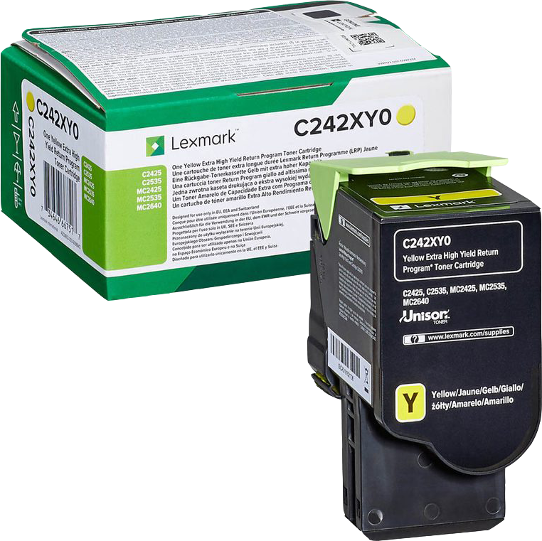 lexmark-c242xy0-gelb-toner