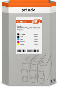 prindo-classic-xl-multipack-schwarz-cyan-magenta-gelb