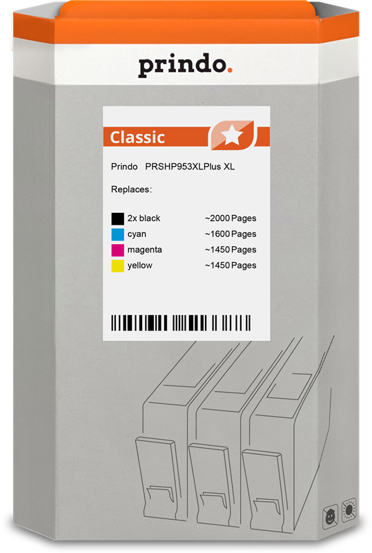 prindo-classic-xl-multipack-schwarz-cyan-magenta-gelb