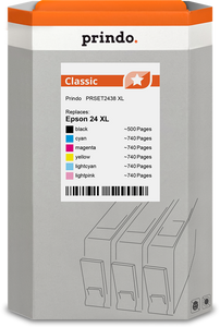 prindo-classic-xl-multipack-schwarz-cyan-magenta-gelb-cyan-hell-pink-hell