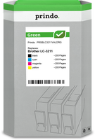 prindo-green-multipack-schwarz-cyan-magenta-gelb